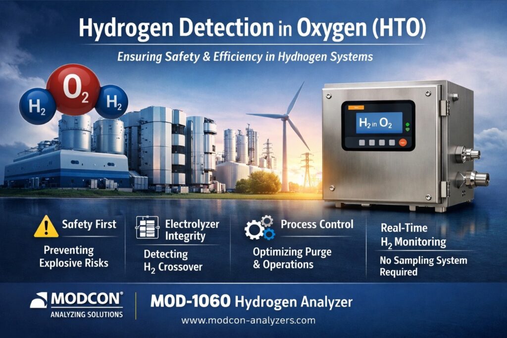 Hydrogen Detection in Oxygen